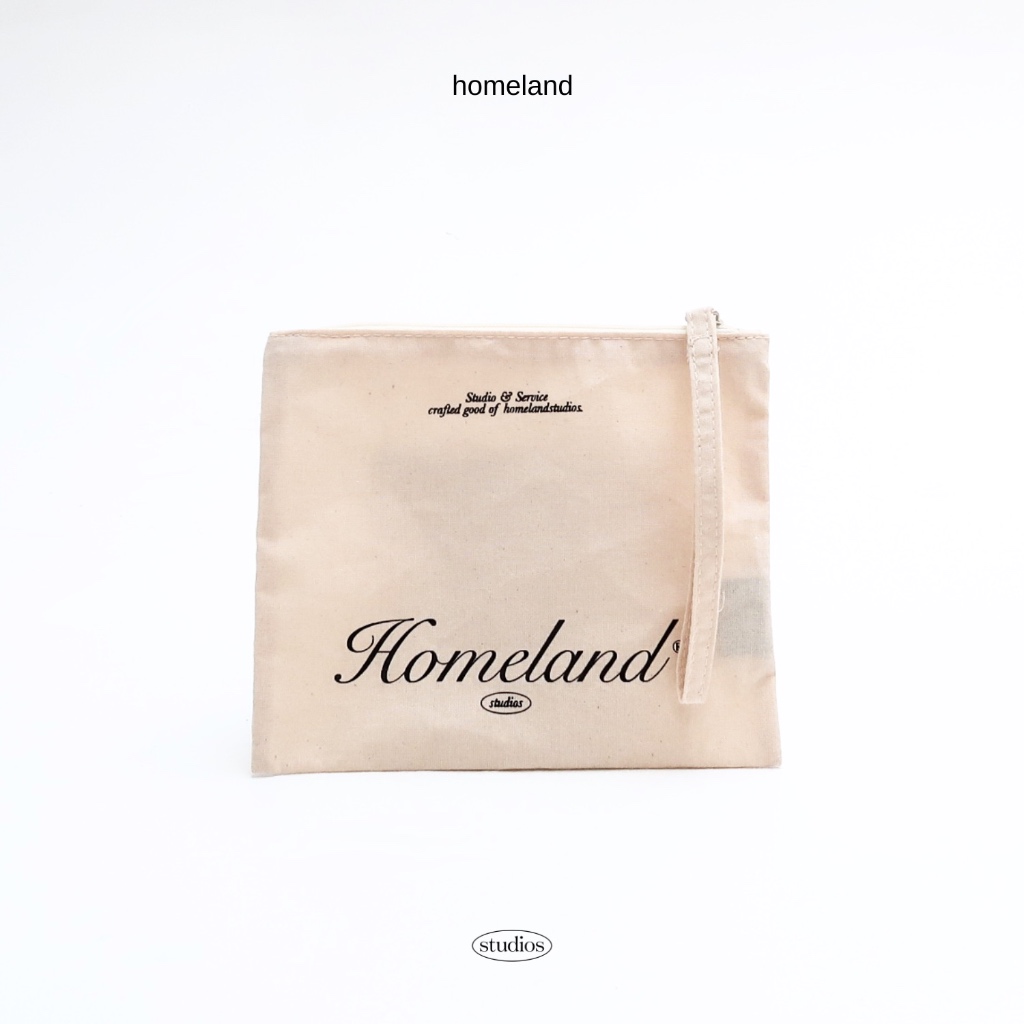 HOMELAND - กระเป๋าใบเล็ก รุ่น Pouch สีครีม