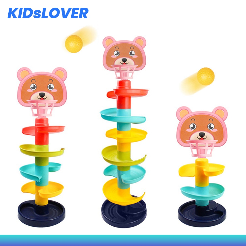 Kidslover ของเล่นเด็ก บอลสไลด์มีห่วงชู้ต เสริมทักษะพัฒนาการเรียนรู้ Toys for kid