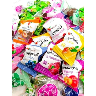 บ๊วยรวมรส 1 กิโล / บ๊วย 2 กิโล บ๊วยฟรุ๊ตทาซี่ บ๊วยพรุน บ๊วยเม็ดใหญ่ ผลไม้รวม