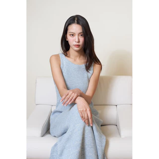 Umade melt me knit dress - เดรสยาว เดรสผ้าไหมพรม เดรสใส่ไปทะเล