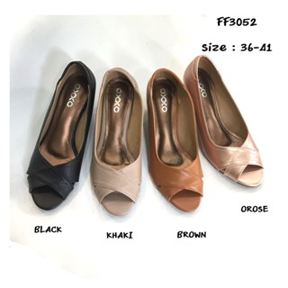 prettycomfort รองเท้าส้นสูงแฟชั่น  หุ้มส้นเปิดหน้า  ส้นสูง2น…