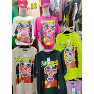 SIS.ON | พร้อมส่ง Oversize เสื้อยืดโอเวอร์ไซส์ No.23 sunnies