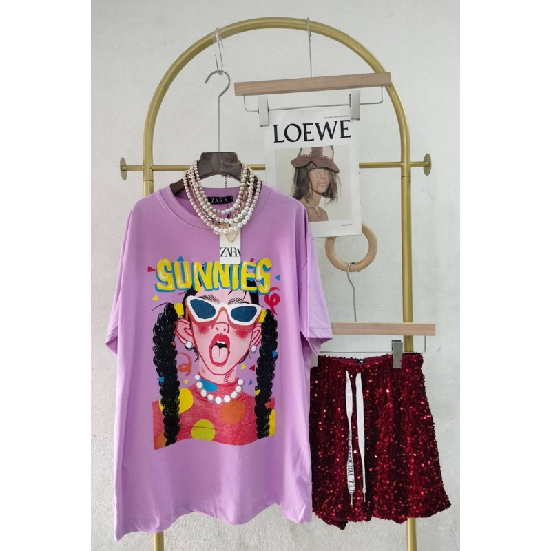 SIS.ON | พร้อมส่ง Oversize เสื้อยืดโอเวอร์ไซส์ No.23 sunnies ราคา ถูกที่สุด ดีลบีเคเค แกลเลอรีภาพที่ 4
