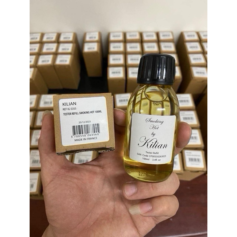 [น้ำหอมแท้ 💯] Kilian Smoking hot 100ml กล่อง TESTER Refill