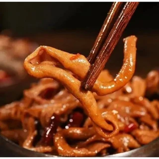 ใส้เป็ดหมาล่า干锅鸭肠 พร้อมทาน ขนมทานเล่นใส้เป็ด กับแกล้ม ฉีดซองพร้อมทาน ขนาด13g