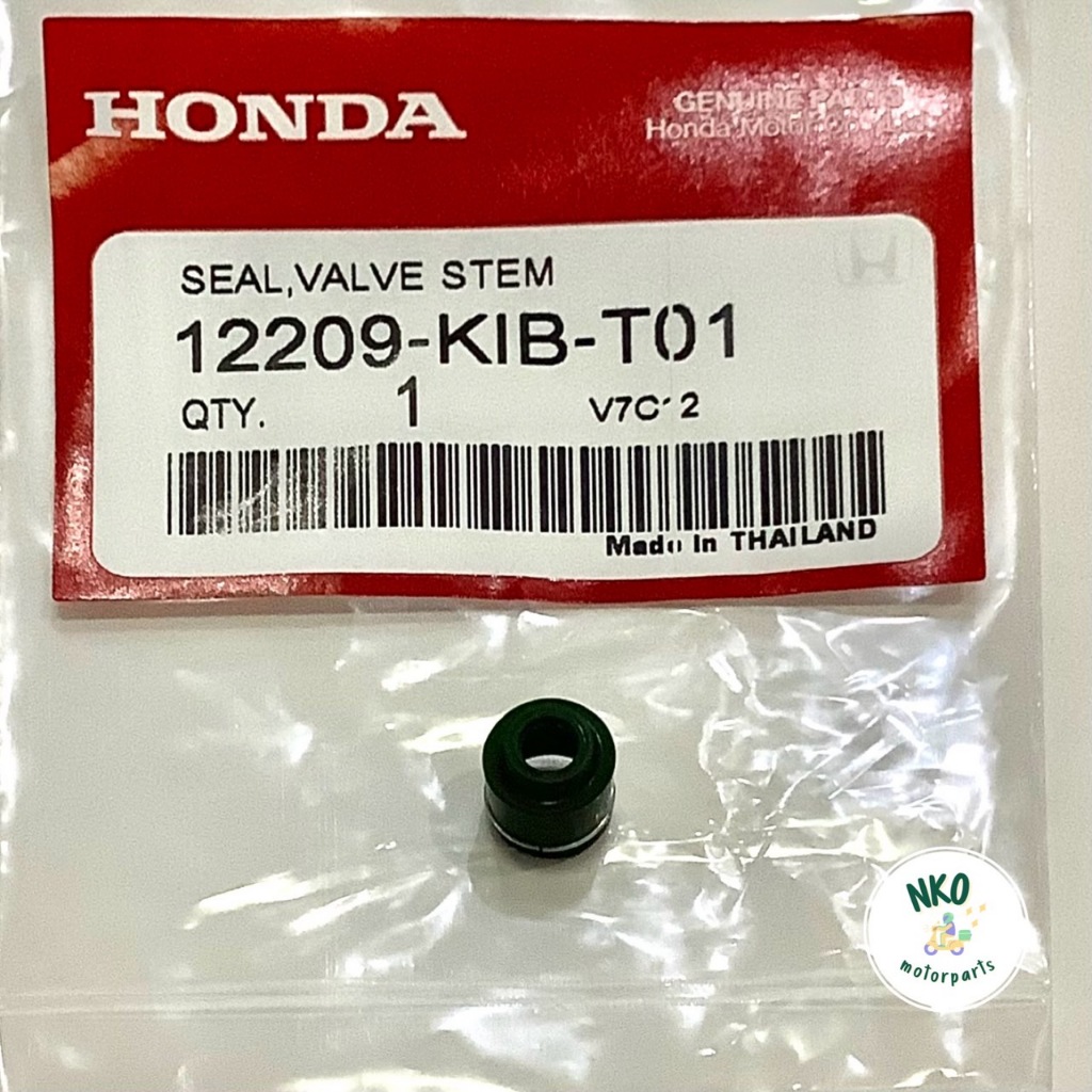 ซีลก้านวาล์ว 4.5 มิล WAVE110-I (ปี 2021-2024) รหัส Honda [12209-KIB-T01] เวฟ 110 ไอ LED ยางก้านวาว ซิล เกรด A (1 ชิ้น)