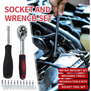 ชุดเครื่องมือ ประแจ ชุดบล็อก 46 ชิ้น Socket