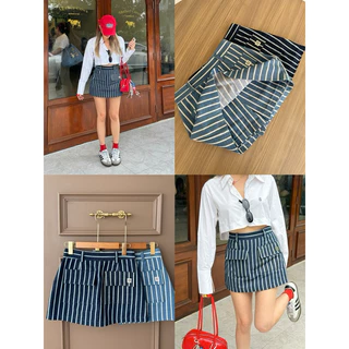 LINDA SKIRTS กระโปรงกางเกง ซิปข้าง งานตัด THESUNCO