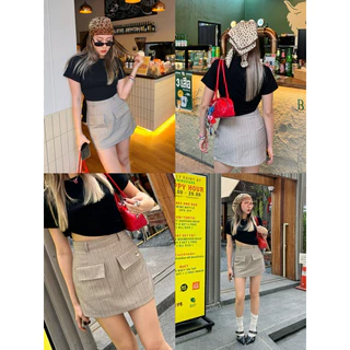 LINDA SKIRTS กระโปรงกางเกง ซิปข้าง งานตัด THESUNCO