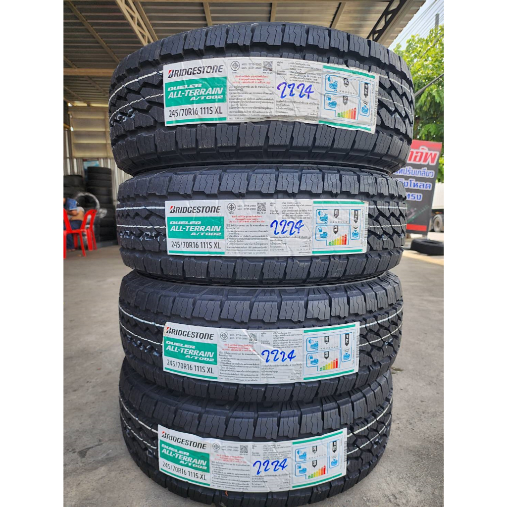 🔴 ยาง "#บริดจสโตน" Bridgestone Dueler All-Terrain AT002 245/70R16 *** ยางใหม่ ปี 24 ***