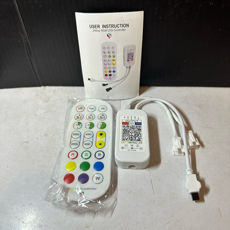 คอนโทรล ไฟ LED 2811 24Key ควบคุมผ่าน app ได้