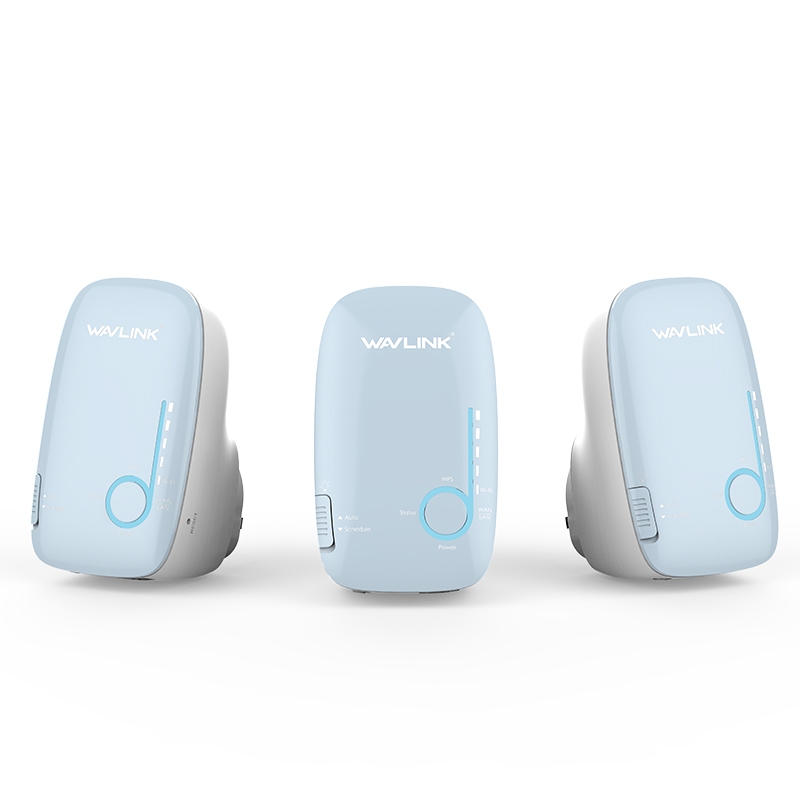 Wavlink  Mesh STAR (Pack 2) AC1200 Wall-Mounted Dual-band WiFi Mesh with Night Light (HALOGLOWx2)