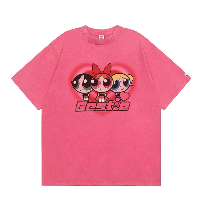 [พร้อมส่ง] Spenzer.street | เสื้อ Powerpuff Bestie โอเวอร์ไซส์ เสื้อผ้าสตรีท เนื้อผ้าดี ทันกระแส unisex 2024 ขายดี