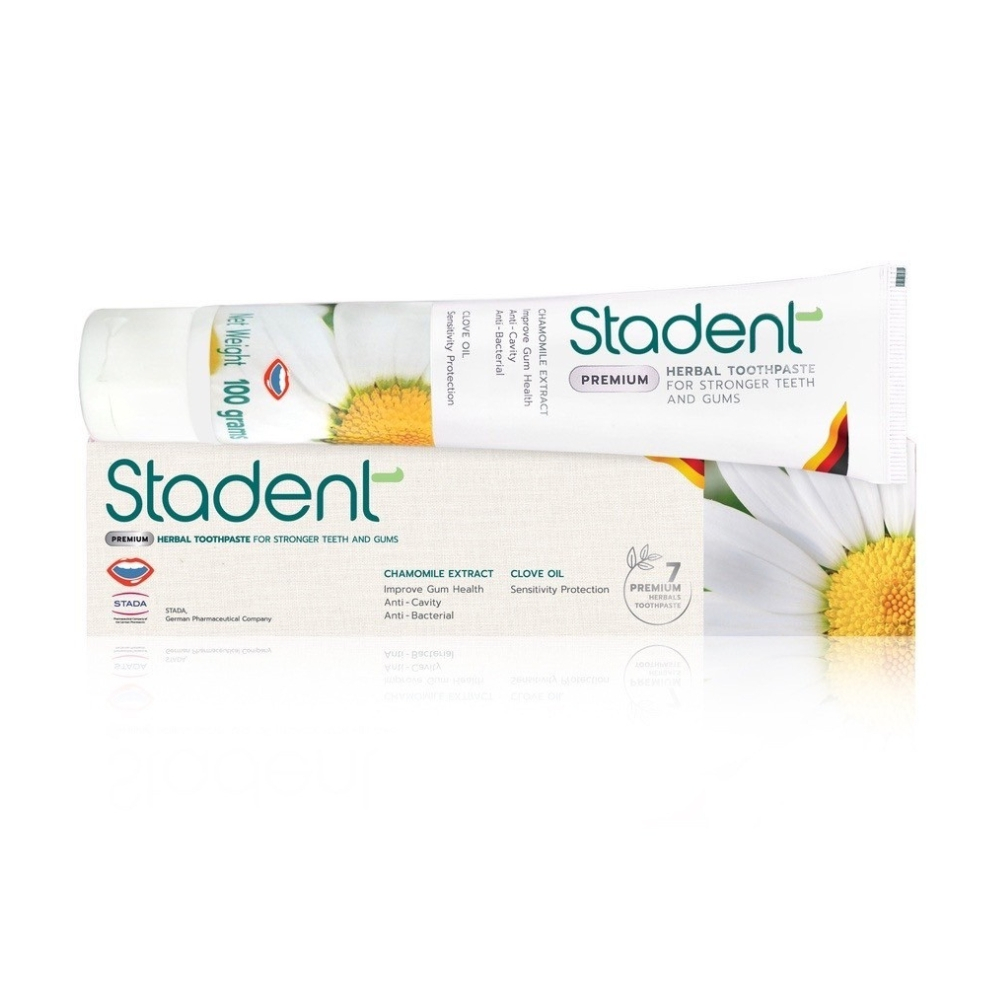 ยาสีฟันสมุนไพรผสานพลังสมุนไพร 7 ชนิด Stadent Herbal Toothpaste ขนาด 100g