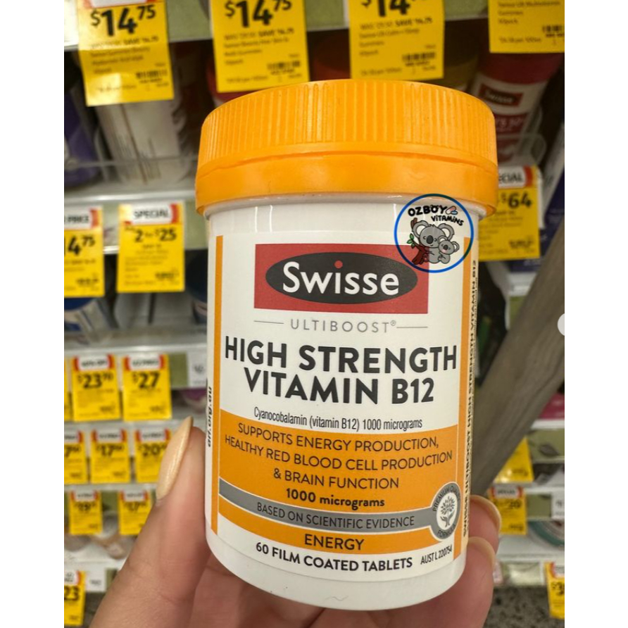 Swisse vitamin B12 (60 tabs)