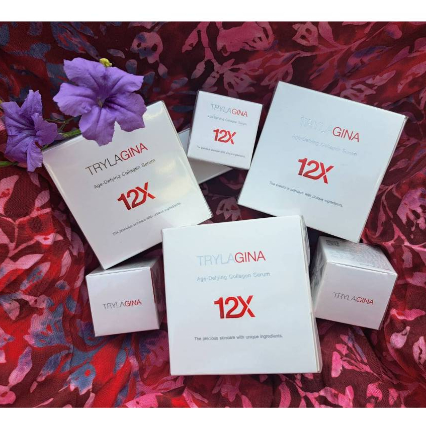 Trylagina 12X (ไตรลาจิน่า 12X) เซรั่มคืนความอ่อนเยาว์ครบ 5 มิติ 5 กรัม