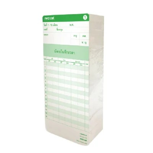 บัตรตอก (100แผ่น) ลีเวอร์ MAสำหรับเครื่อง NIDEKA+NEOCAL