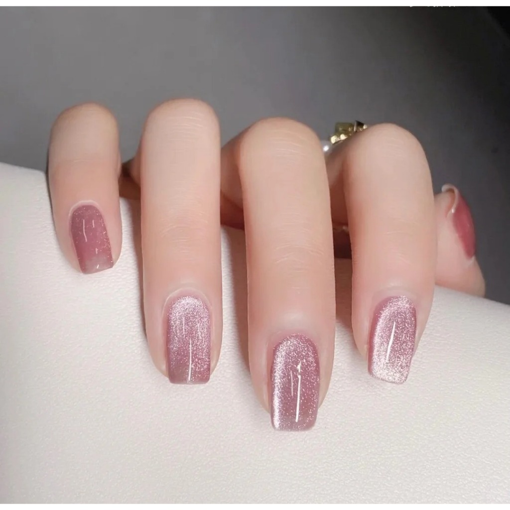 สีทาเล็บเจลแคทอาย โทนม่วงตุ่นสีสุภาพ ใช้ได้กับทุกสีผิว สีชัด ติดทนนาน L010 ปริมาณ 10 ml - รูปที่ 4