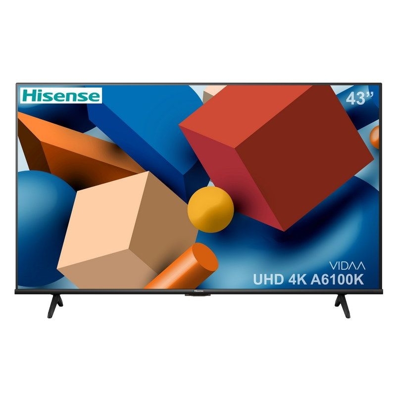 hisense ทีวี 43A6100K สมาร์ททีวี 43 นิ้ว 4K UHD LED รุ่น 43A6100K ปี 2023