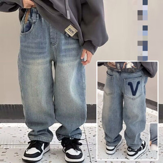 กางเกงยีนส์เด็กชาย สไตล์ยุโรป และอเมริกา ผ้าคุณภาพสูง เหมาะส…