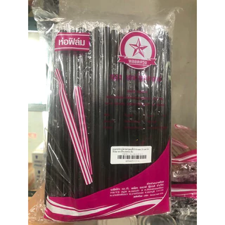 หลอดตรง ปลายแหลม 8 มิล 100 เส้น #ตรง8มิล