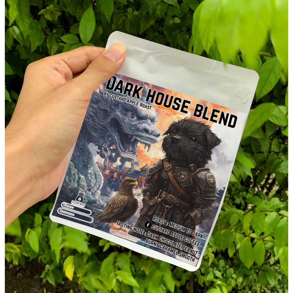 เมล็ดกาแฟ House Blend หอมเข้ม คั่วเข้ม by custard apple