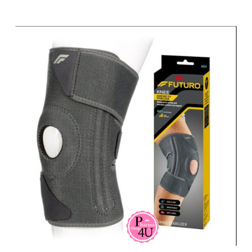 FUTURO Comfort Fit Knee Stabilizer, Adjustable  ชนิดปรับกระชับได้ อุปกรณ์พยุงหัวเข่า #10704