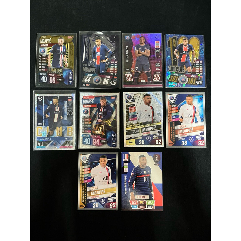 Match Attax : Kylian Mbappe