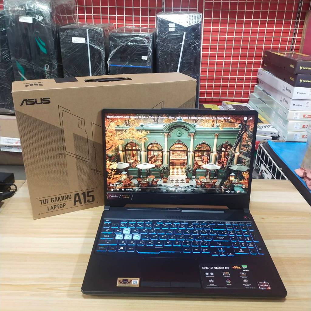 ASUS TUF GAMING A15 FA506NC-HN017W สภาพเครื่อง 100% ไร้ริ้วรอย ประกันศูนย์ 12/7/2026 เครื่องอายุ 1 เ