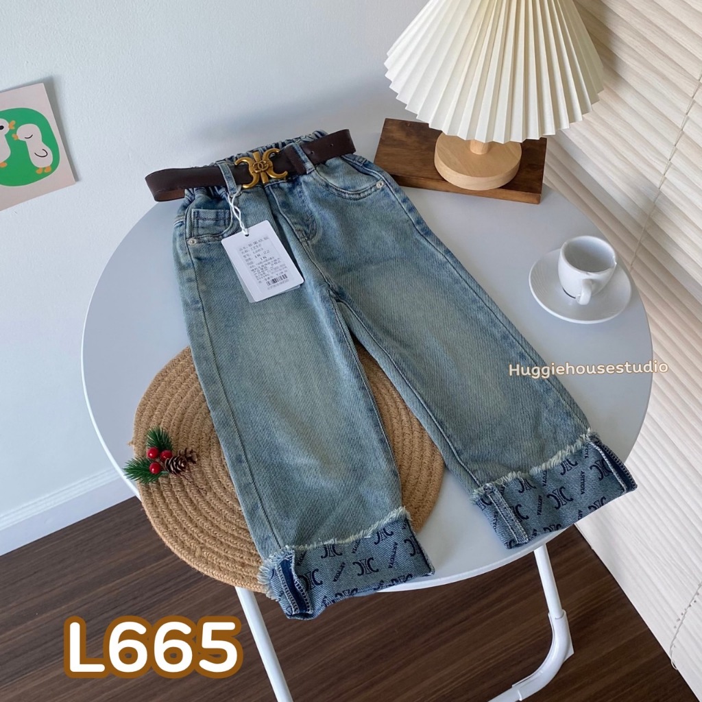พร้อมส่ง กางเกงยีนส์ L665