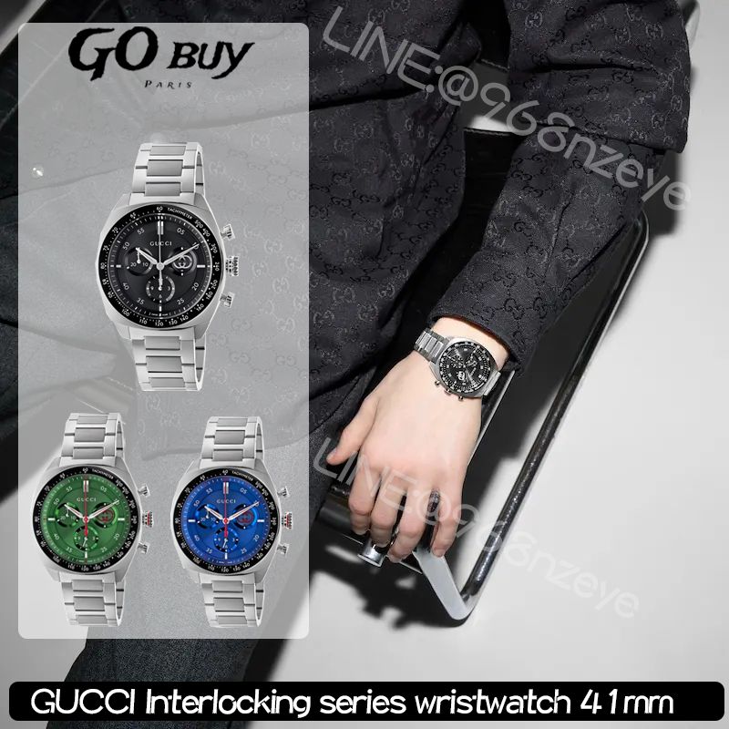 shopee ใหม่ถูกที่สุด💯💕ของแท้นาฬิกา Gucci Interlocking watch, 41 มม.💕