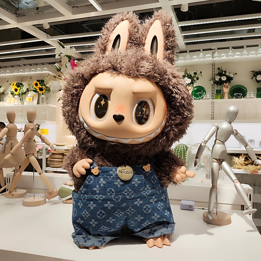 58cm ชุด Zimomo กางเกงลาบูบู้ เสื้อผ้าตุ๊กตาผ้าฝ้าย Labubu Clothes THE MONSTERS I FOUND YOU(ขายเฉพาะเสื้อผ้าเท่านั้น)