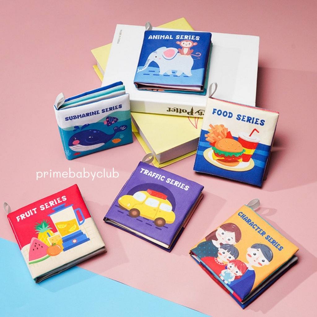 หนังสือผ้าเด็ก เสริมพัฒนาการ ฉีกไม่ขนาด สีสันสดใส สามารถซักได้ มีหลายหมวดหมู่ให้เลือก - รูปที่ 5