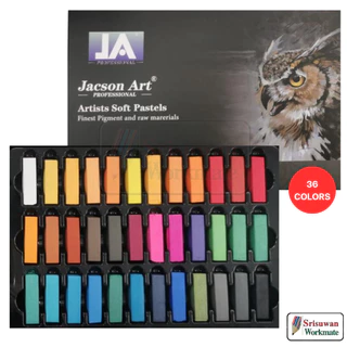 JASON ART PROFESSIONAL Artists Soft Pastel สีชอล์คพาสเทล เกรดอาร์ทติส สีชอล์ค สีพาสเทล สีฝุ่น by RUJI