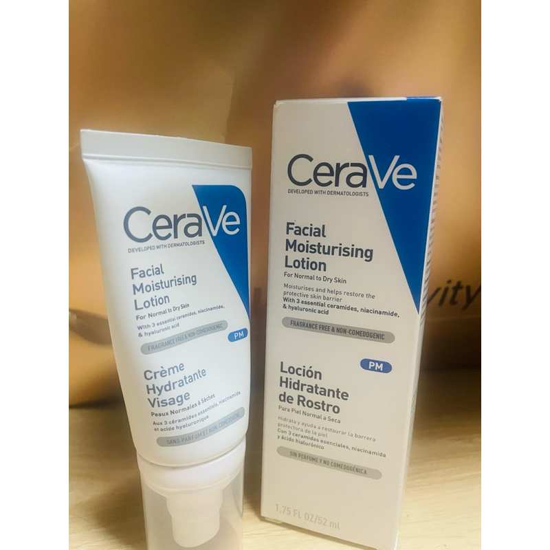 Cerave Facial Moisturizer Lotion ขนาด52ml.
