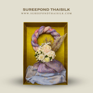 ❖ พวงมาลัยผ้าพันคอ ❖ พร้อมกล่องผ้าไหม ｜The Phuang Malai