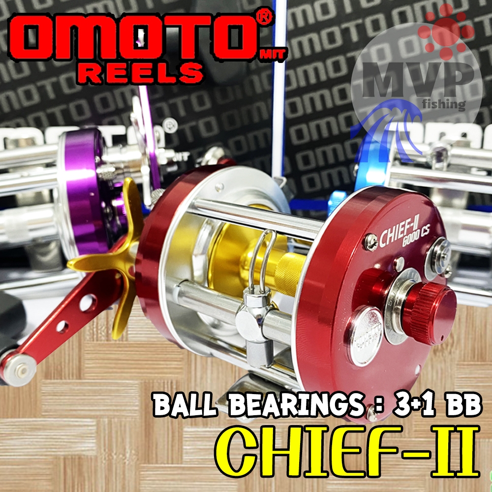 รอกเบส รอกเบท OMOTO Chief-ll 3+1BB ของแท้ 100% พร้อมใบรับประกัน