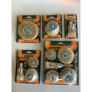 JADEVER แปรงลวดถ้วยทองเหลือง แปรงลวดกลมทองเหลือง แปรงลวดทองเ…