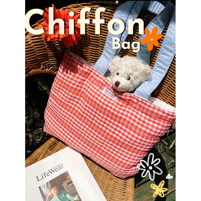 CHIFFON BAG กระเป๋าสะพายข้างนุ่มนิ่ม ใส่โน้ตบุ๊คได้