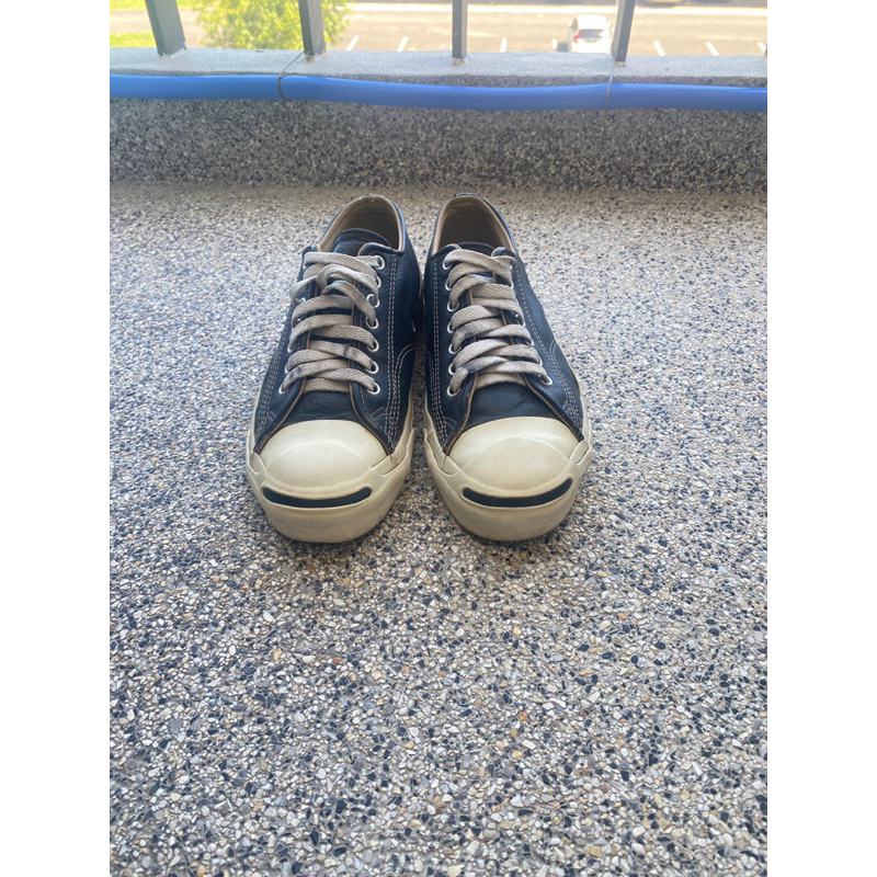 Converse Jack Purcell 90’s หนังดำ size7.5-8US Made in USA