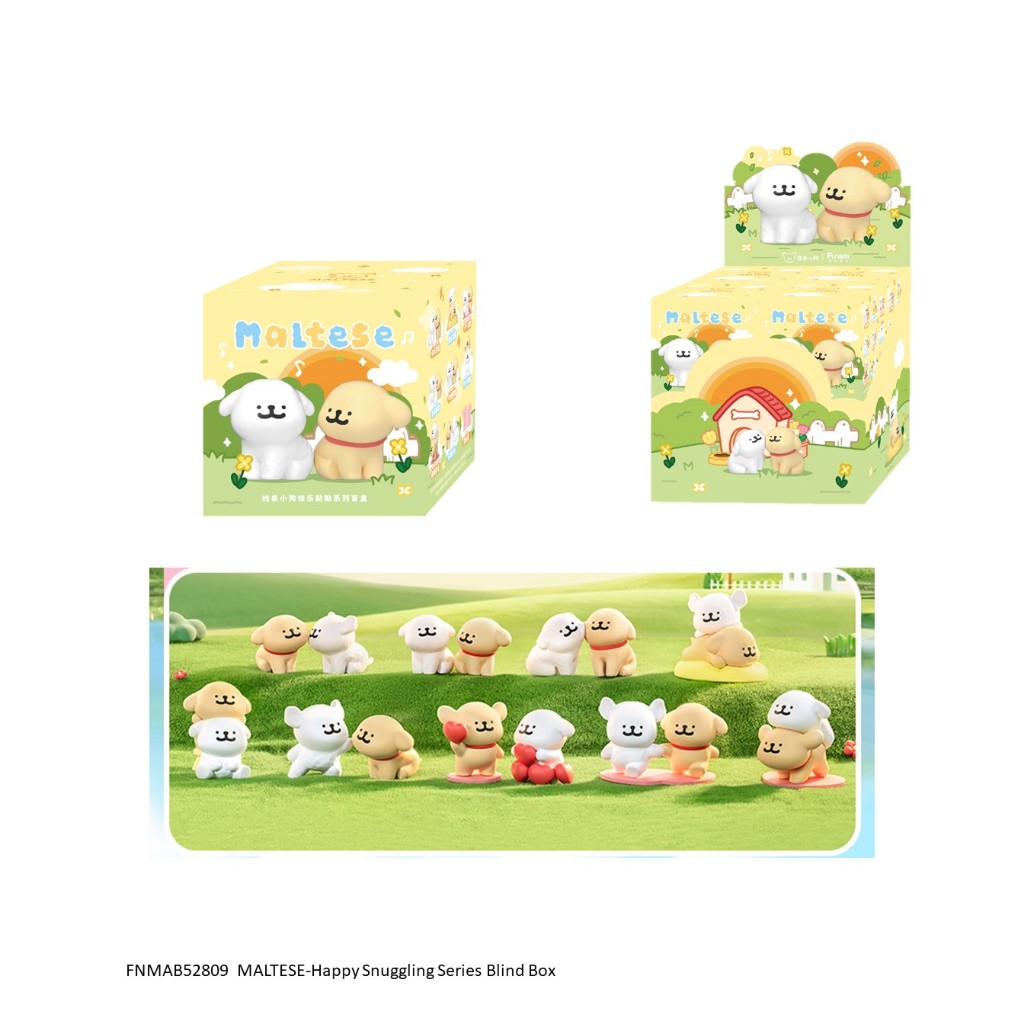 Funism MALTESE-Happy Snuggling Series Blind Box รหัส FNMAB52809