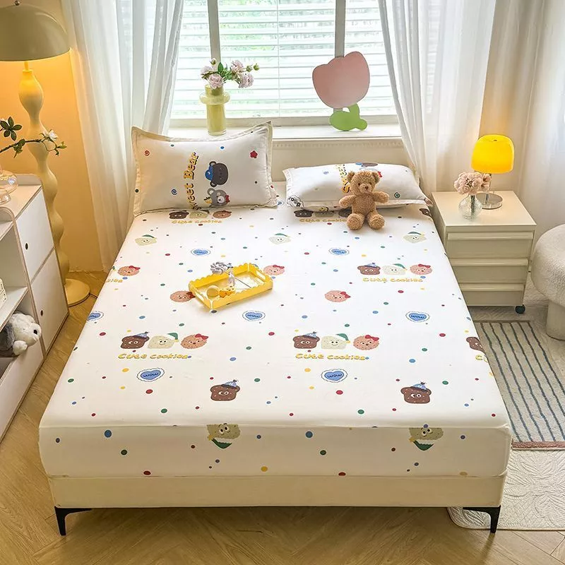 ผ้าปูที่นอน รัดมุม 360 องศา ขนาด 3.5/5/6 ฟุต thumbnail 5