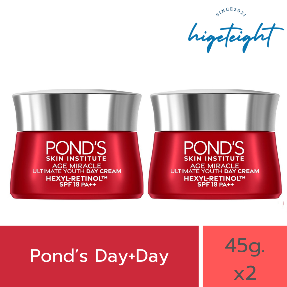Pond's Age Miracle Wrinkle Corrector Day Cream/Night Cream 45g พอนส์ เอสมิราเคล เดย์ครีม ไนท์ครีม รูปที่ 2