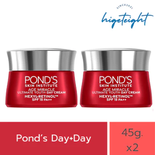 Pond's Age Miracle Wrinkle Corrector Day Cream/Night Cream 45g พอนส์ เอสมิราเคล เดย์ครีม ไนท์ครีม