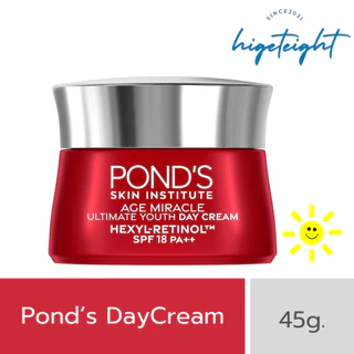 Pond's Age Miracle Wrinkle Corrector Day Cream/Night Cream 45g พอนส์ เอสมิราเคล เดย์ครีม ไนท์ครีม