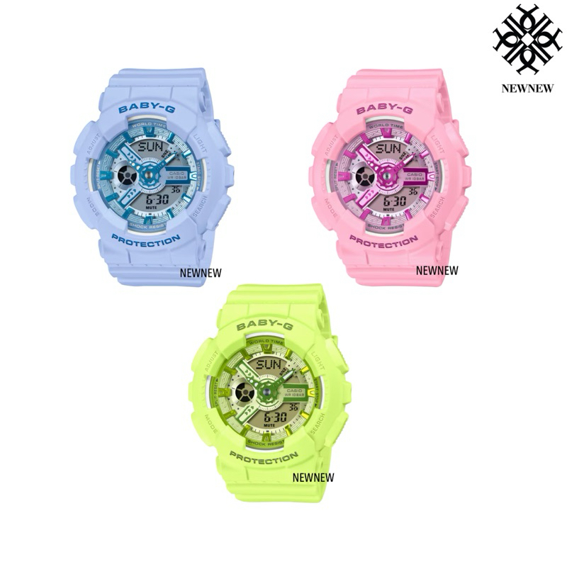 CASIO BABY-G BA-110YK-4A BA-110YK-2A BA-110YK-9A ของแท้ประกันศุนย์ 1ปี