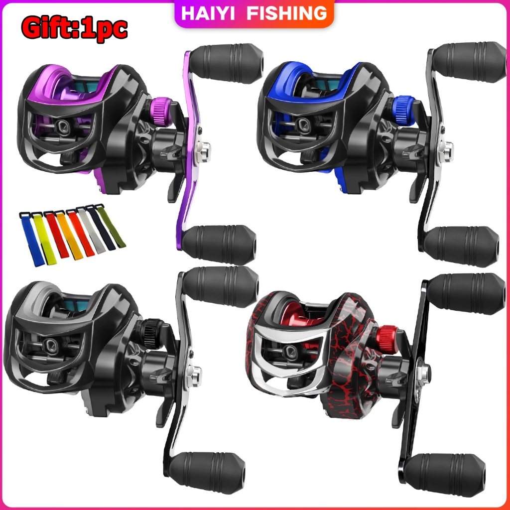 🐬HAIYI FISHING🐬12+1BB รอกหยดน้ำ Max 10kg ตกน้ำเค็มได้ รอกตกปลาสปินนิ่ง อุปกรณ์เสริมตกปลา สำหรับตีเหยื่อปลอม ช่อน
