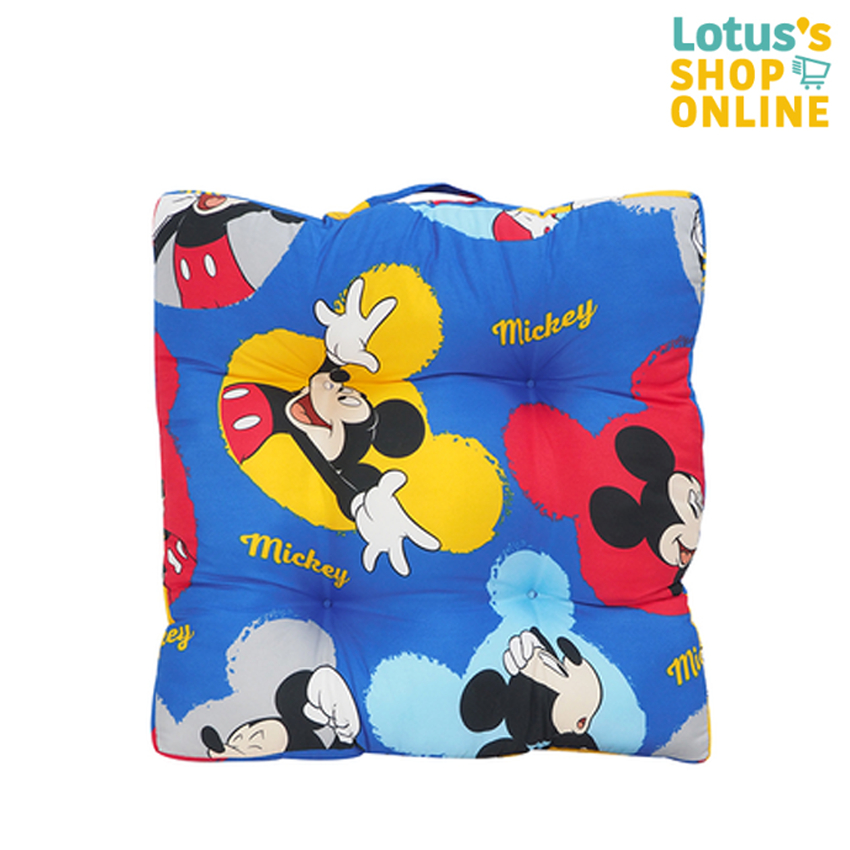 โมเมนโต เบาะเหลี่ยม ขนาด 24X24 นิ้ว สีน้ำเงิน ลายมิกกี้ MOMENTO CHAIRPAD 24 X 24 INCH BLUE MICKEY NA