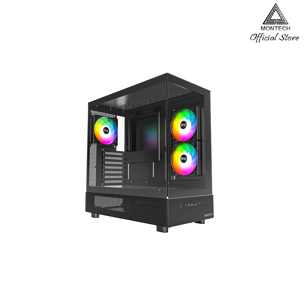 CASE MONTECH XR BLACK ATX,Micro-ATX,Mini-ITX