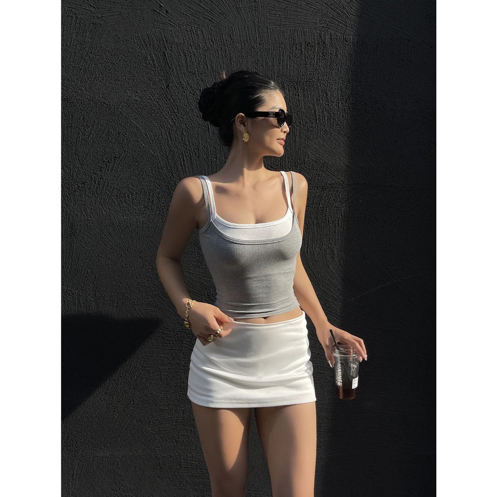 Ada tank top เสื้อกล้าม สองสาย สายฝอ_Gioia.991 ( #gii520 )